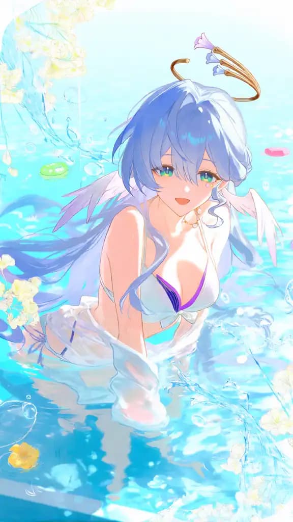 『崩壊：スターレイル』ロビンの夏水着イラスト