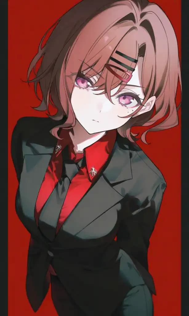 black suit