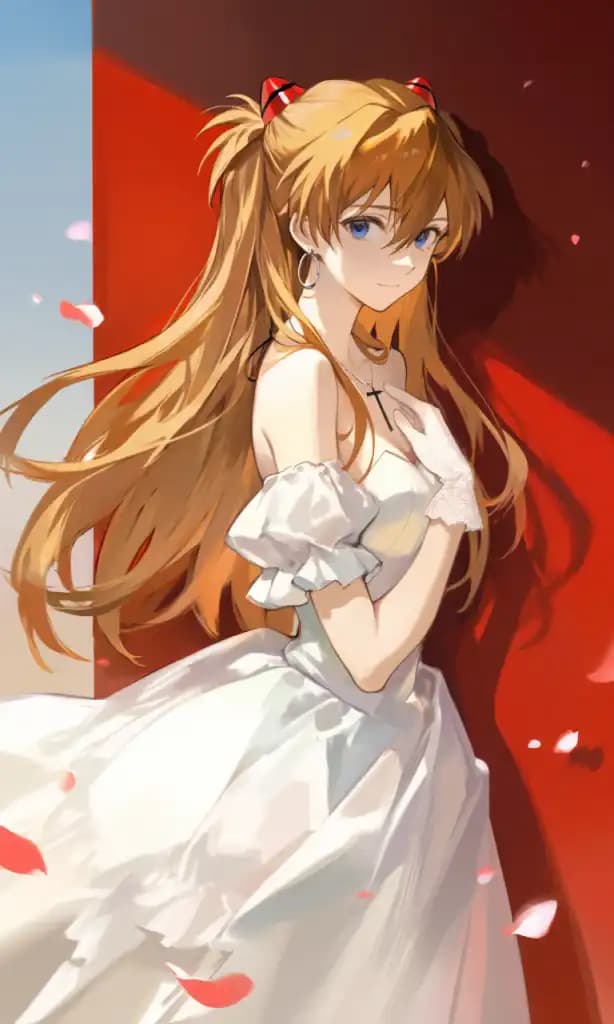 white dress