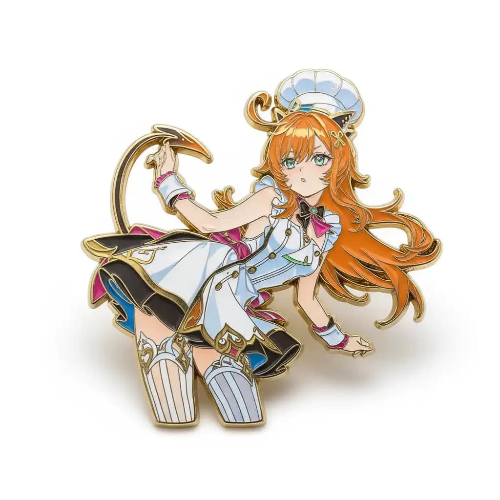 metal brooch