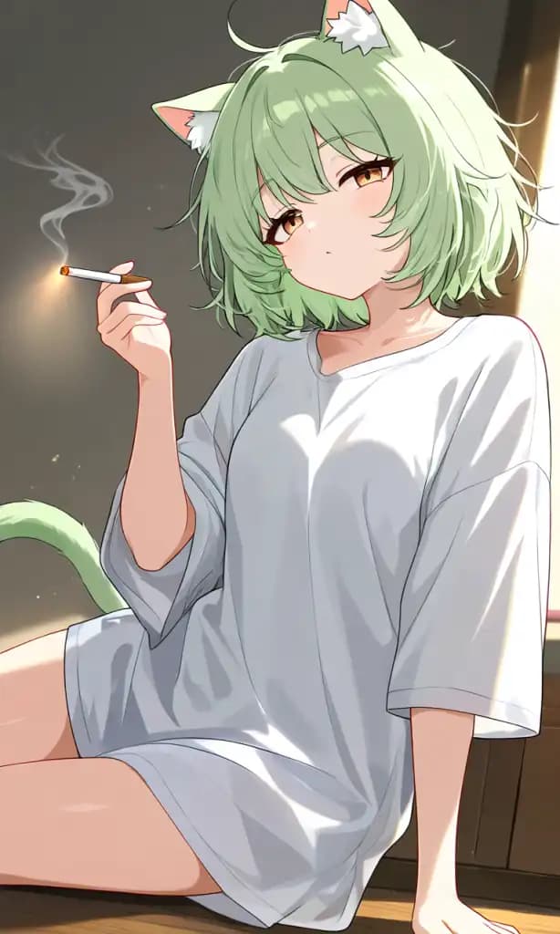 尼古喵喵 貓耳少女的悠閒午後 yani neko