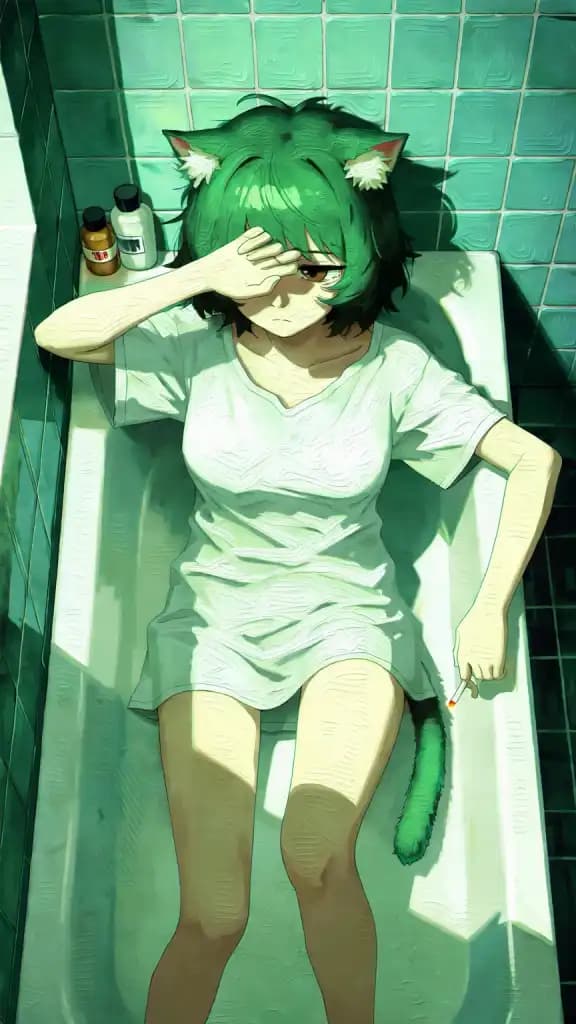 佐藤ヤニ子｜深夜のバスルーム