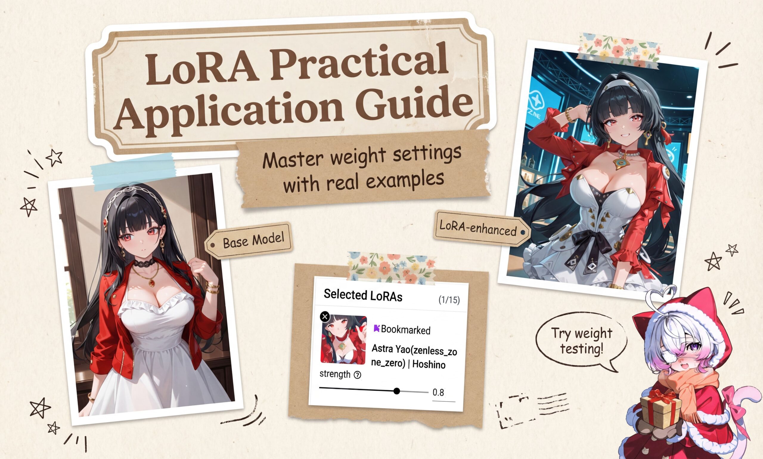 LoRA Practical Application Guide: Mastering Weight Settings and Advanced Techniques