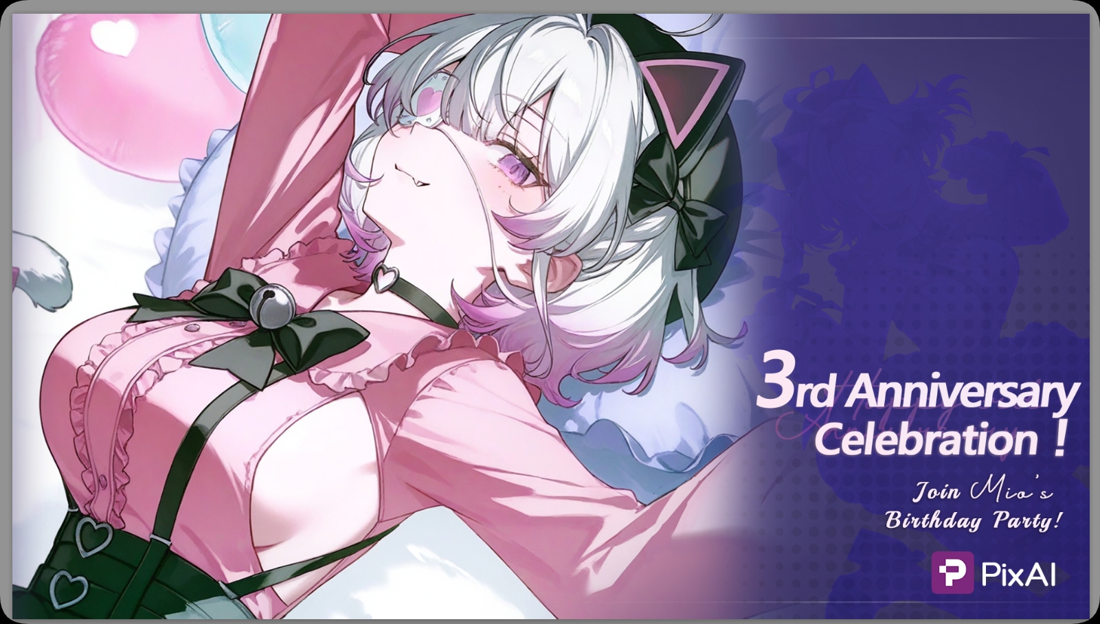 PixAI 3rd Anniversary Fest: A Month of Rewards, Creativity, and Surprises