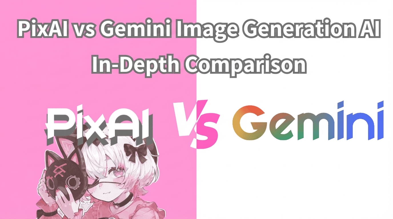 PixAI vs Gemini Image Generation AI β In-Depth Comparison (Image Quality, Detail Reproduction, and Editing Precision)