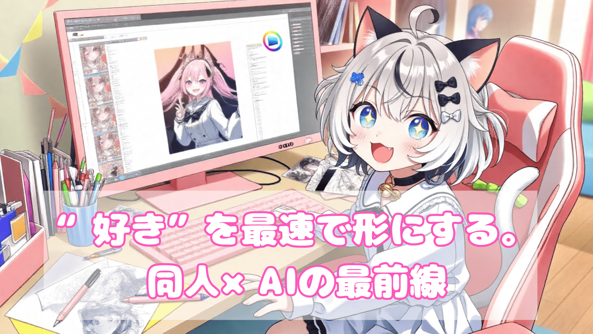 同人クリエイター向け PixAI 活用ガイド|実例でわかる制作フローと応用シーン