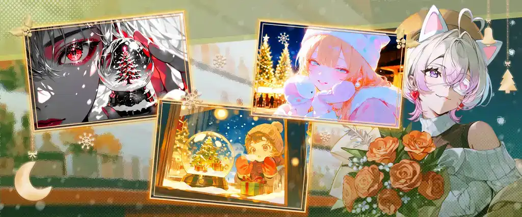 🎄 PixAI「聖誕」主題插畫大賽 – 得獎名單公告