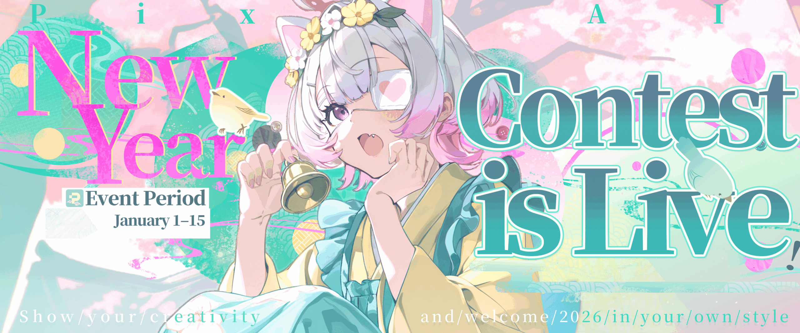 ๐ The PixAI “New Year” Art Contest is Now Live!