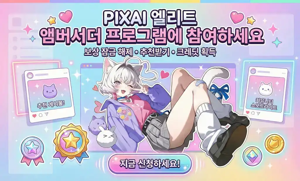 PixAI 엘리트 앰배서더 프로그램 (EAP)