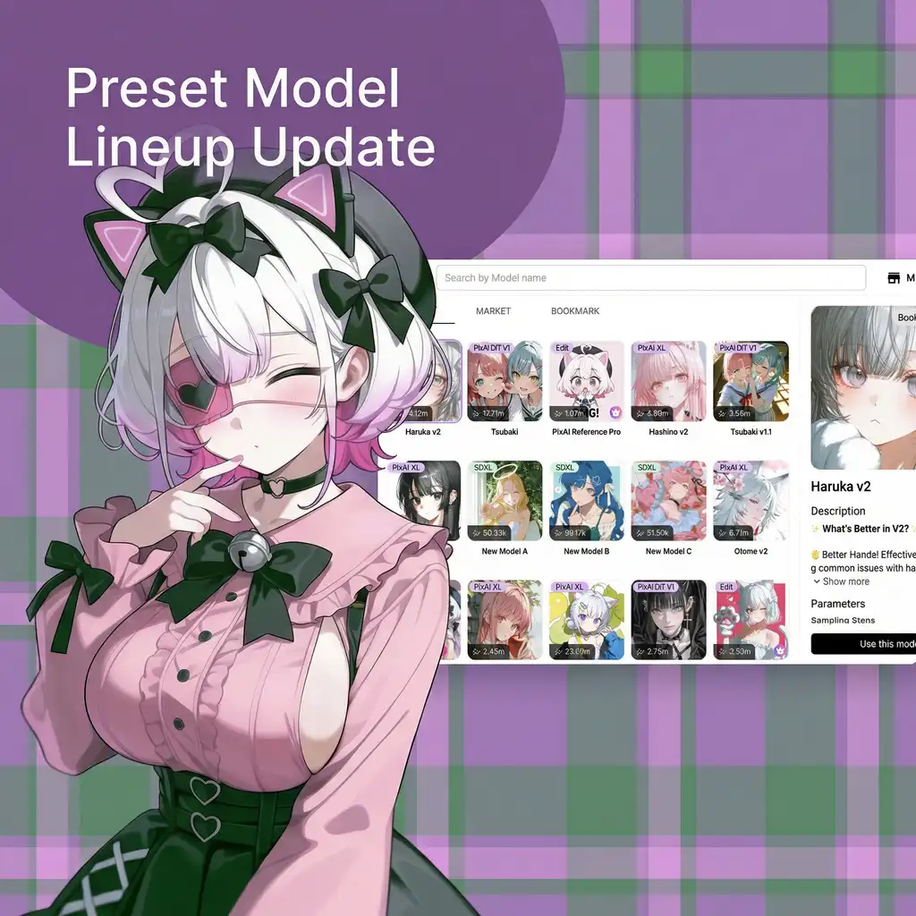 📢 Preset Model Lineup Update