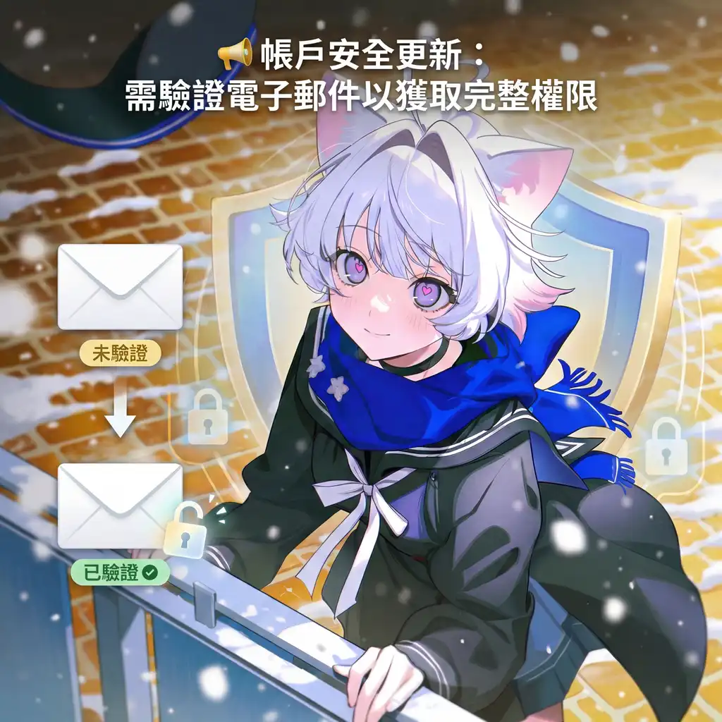 強化帳號安全：電子郵件驗證規範更新