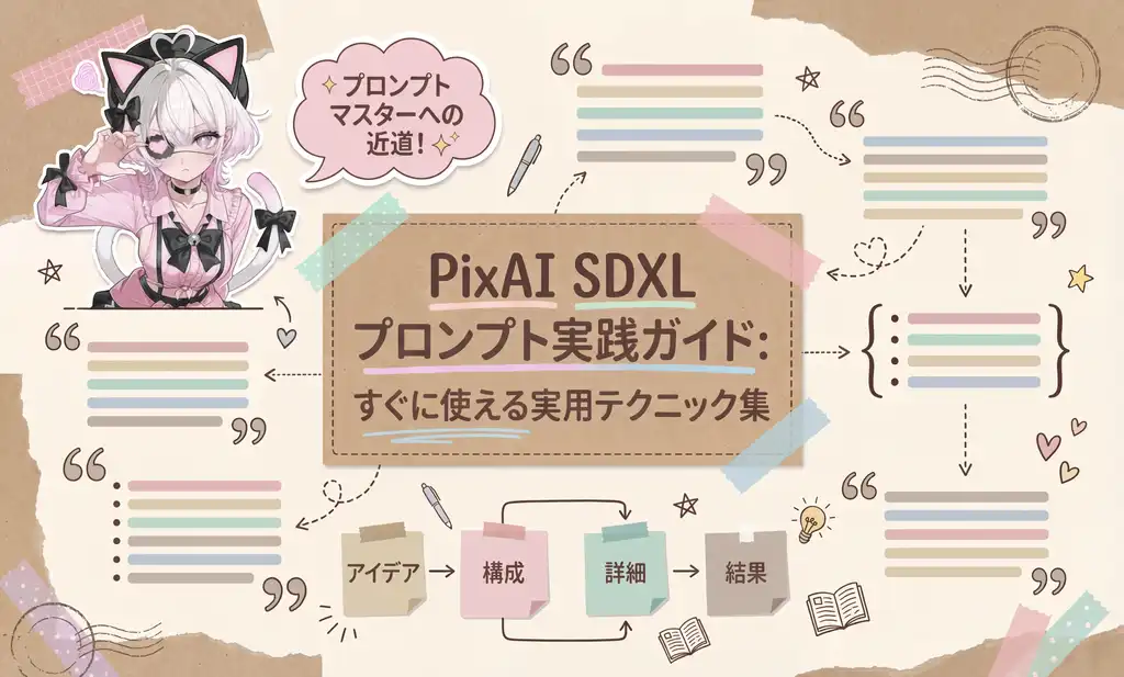 PixAI SDXLプロンプト実践ガイド:すぐに使える実用テクニック集