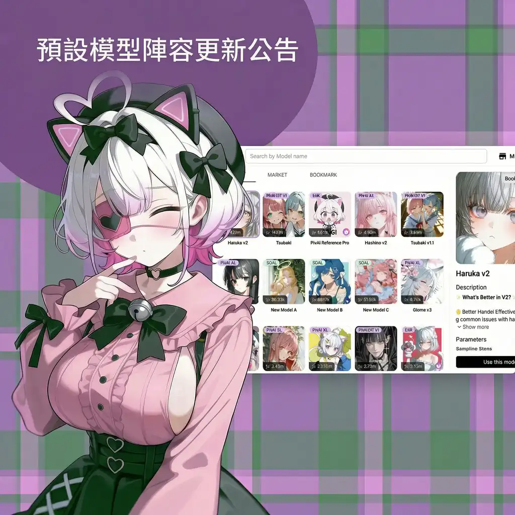 📢 預設模型陣容更新公告
