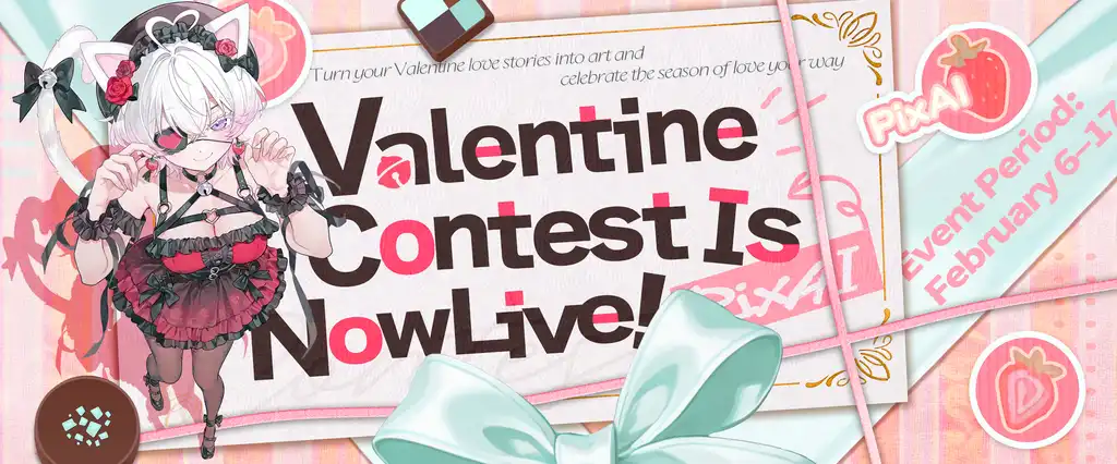 💖 PixAI Valentine Contest Is Now Live!