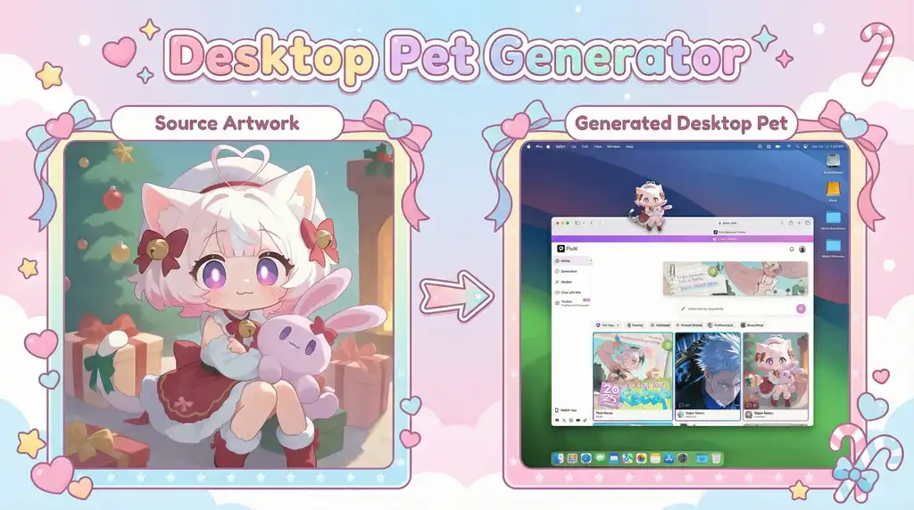 ✨New Feature Launch | Desktop Pet Generator