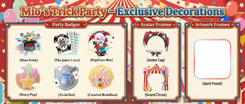 Mio’s Trick Party – Exclusive Decorations